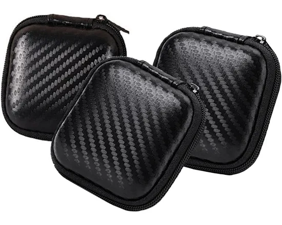 Safeguard your wireless/wired earphones, or other small items from scratches and damage with these hard-wearing storage bags. Built to last, these cases feature zippers that have passed hundreds of thousands of mechanical tests.